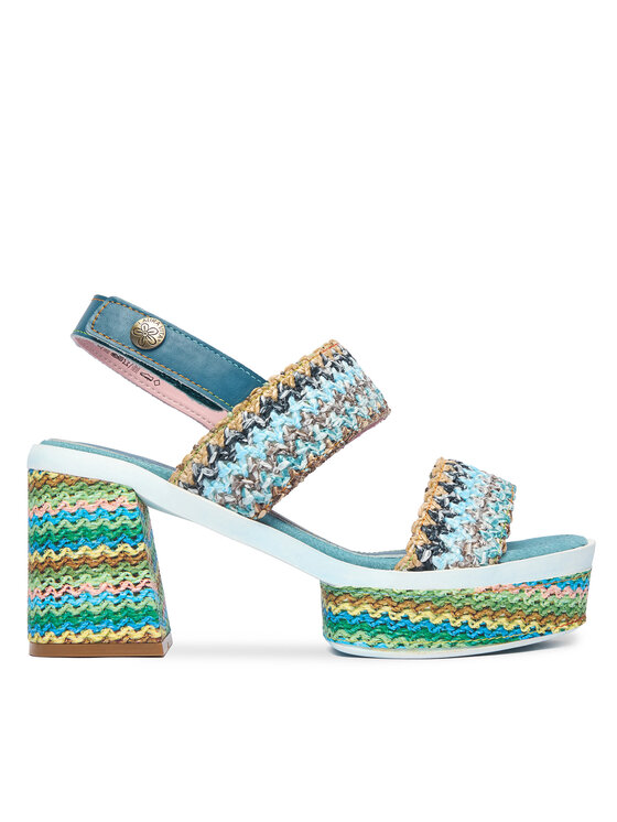 Laura Vita Sandały Noao 03 Niebieski