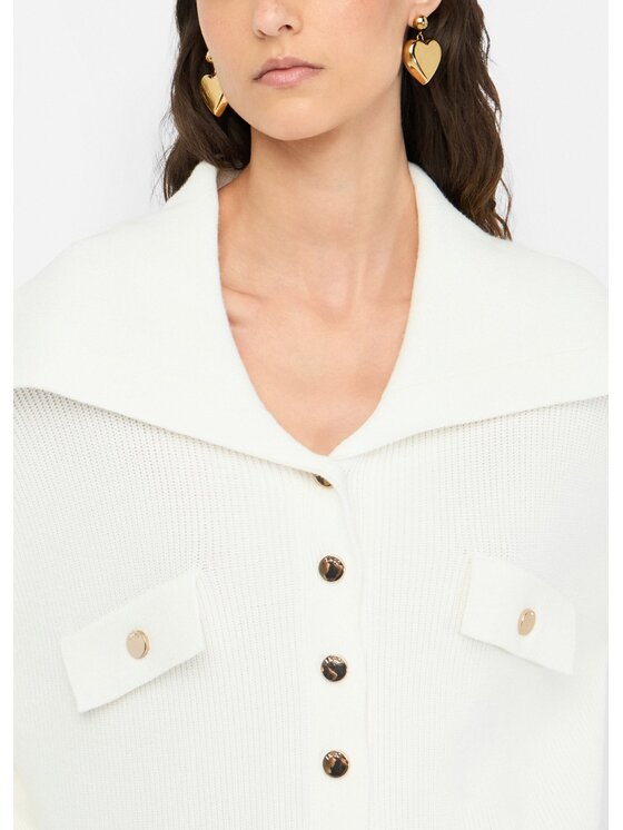 Liu Jo Liu Jo Maglione MF5373MS99E10701 Bianco Regular Fit