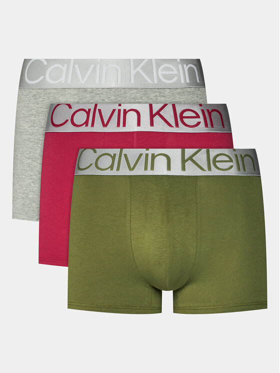 Calvin Klein Set 3 parov boksaric Trunk 3Pk 000NB3130A Pisana