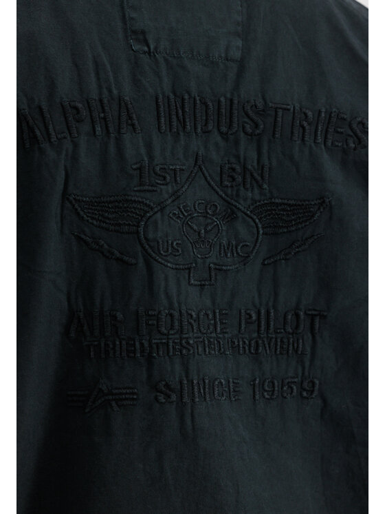 Alpha Industries Alpha Industries Koszula AI.138422-03 Czarny Regular Fit