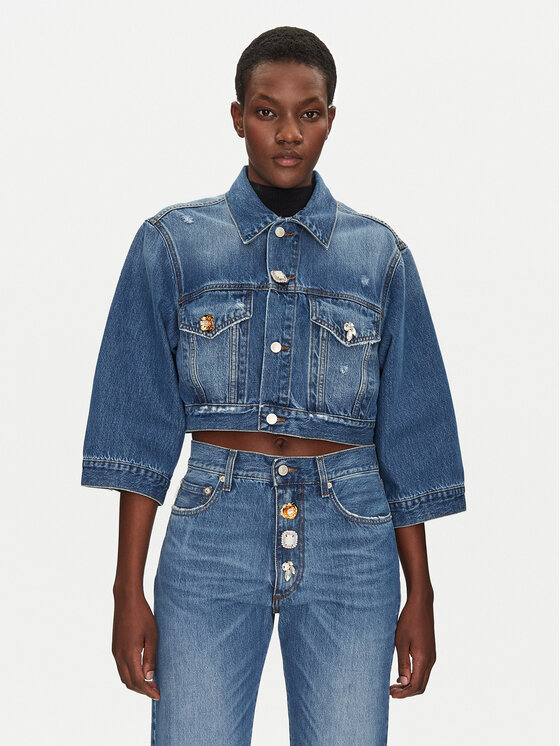 ViCOLO ViCOLO Jeansjacke DD5216 Dunkelblau Regular Fit