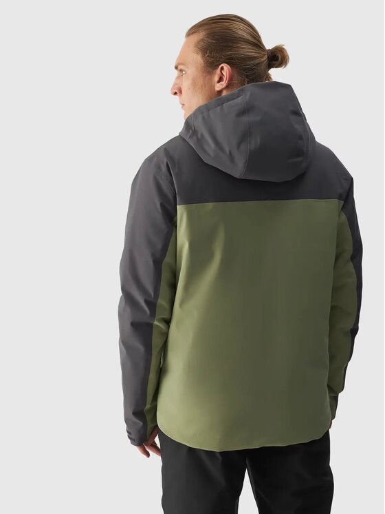 4F 4F Giacca da sci 4FWAW24TTJAM579-43S Verde Regular Fit