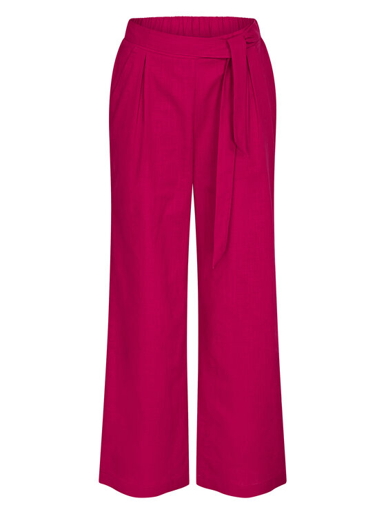 Triumph Triumph Kalhoty z materiálu Summer 10222571 Růžová Relaxed Fit