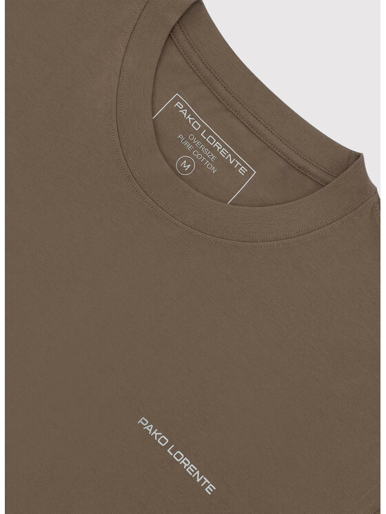 Pako Lorente Pako Lorente T-Shirt P26SF-TT-006 Brązowy Classic Fit
