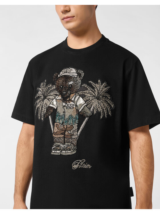 PHILIPP PLEIN PHILIPP PLEIN Tričko 27059 Čierna Regular Fit