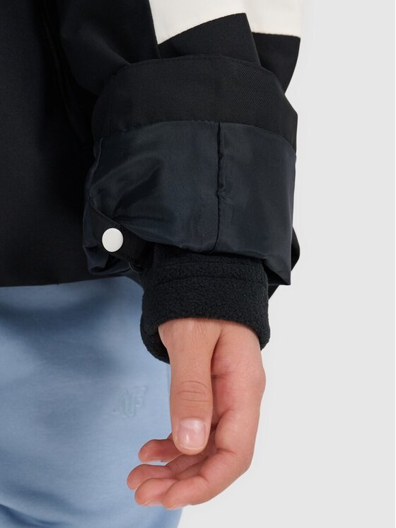 4F 4F Giacca di transizione 4FJRAW25TTJAF1013-20S Nero Regular Fit