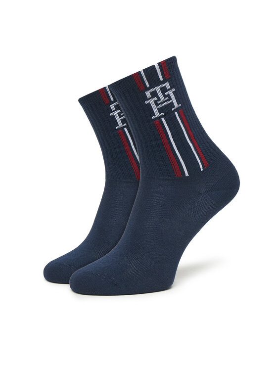 Tommy Hilfiger Tommy Hilfiger 3er-Set hohe Kindersocken 701236331 Dunkelblau