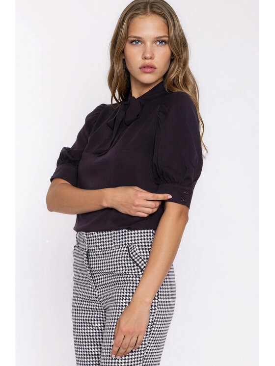 NIFE NIFE Halenka B233 Černá Regular Fit