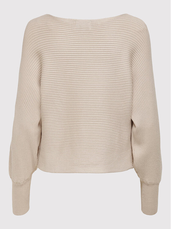 ONLY ONLY Kampsun Adaline 15226298 Beež Relaxed Fit