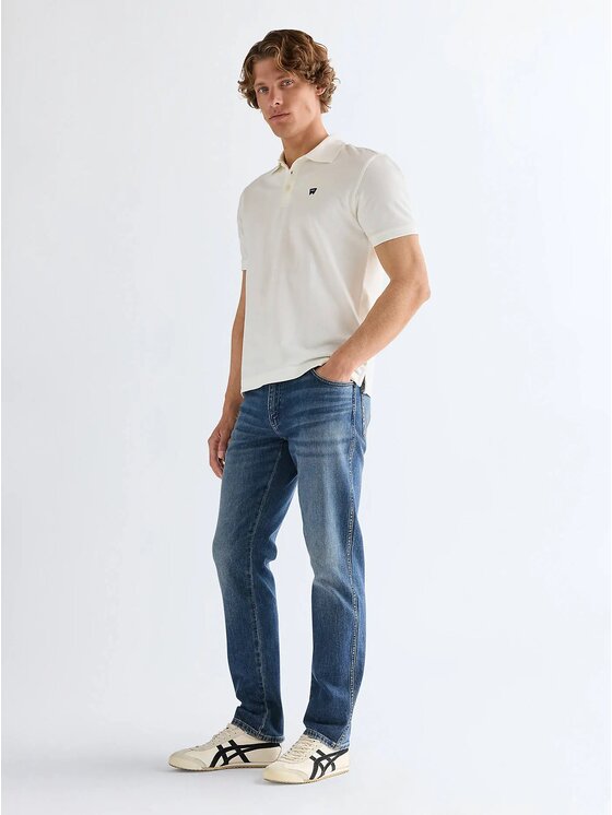 Wrangler Wrangler Jeansy TEXAS SLIM Niebieski Slim Fit