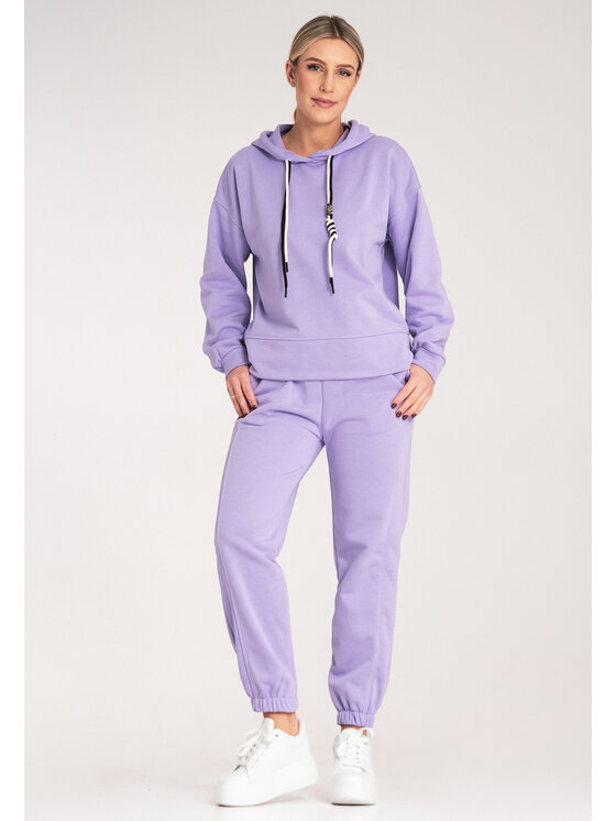 FIGL FIGL Komplet dresowy M1126 Fioletowy Regular Fit