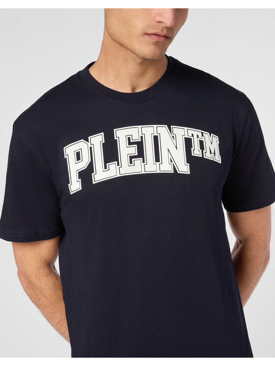 PHILIPP PLEIN PHILIPP PLEIN T-Shirt 22951 Granatowy Regular Fit