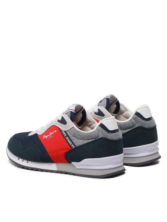 Pepe Jeans Pepe Jeans Sneakersy London B Brighton PBS30552 Granatowy