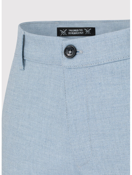 Pako Lorente Pako Lorente Spodnie materiałowe P23SF-WX-002 Błękitny Regular Fit