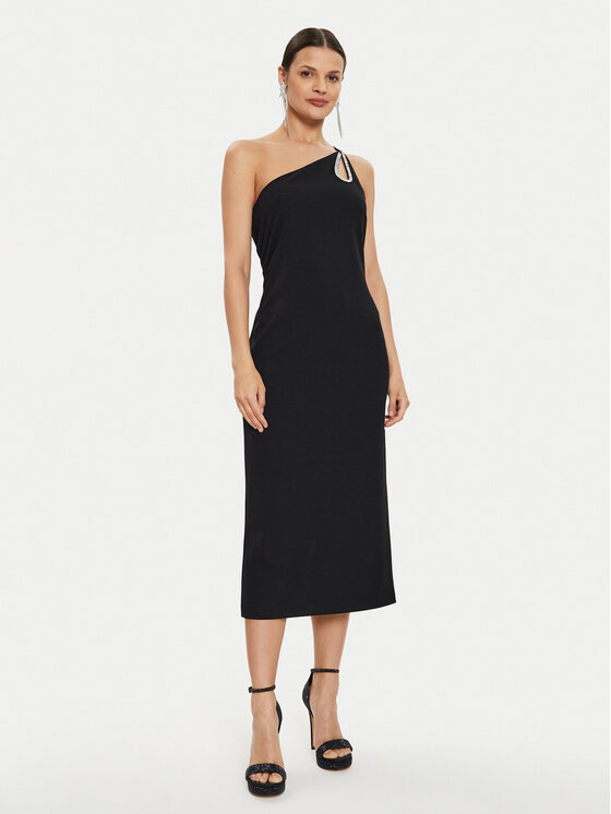Joseph Ribkoff Joseph Ribkoff Koktejlové šaty 242708 Černá Slim Fit