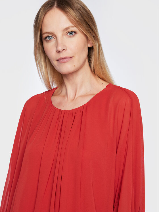NAF NAF NAF NAF Koktel haljina Ktoday THNR35 Crvena Relaxed Fit