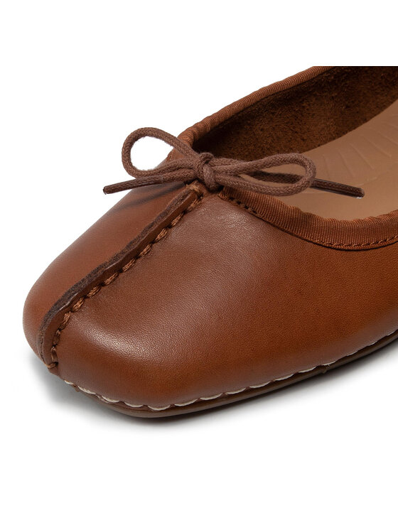 Clarks Clarks Baleriny Freckle Ice 203529304 Brązowy