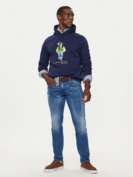 Polo Ralph Lauren Polo Ralph Lauren Світшот 710951621001 Cиній Regular Fit