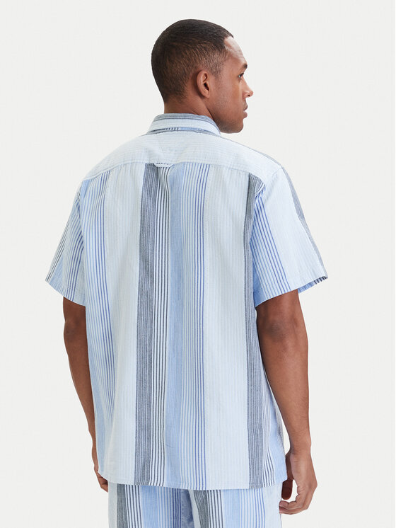 Tommy Jeans Tommy Jeans Πουκάμισο DM0DM22789 Γαλάζιο Relaxed Fit