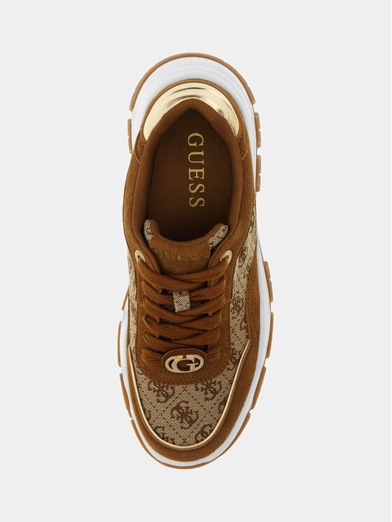 Guess Guess Сникърси FLPBT3 FAL12 Кафяв