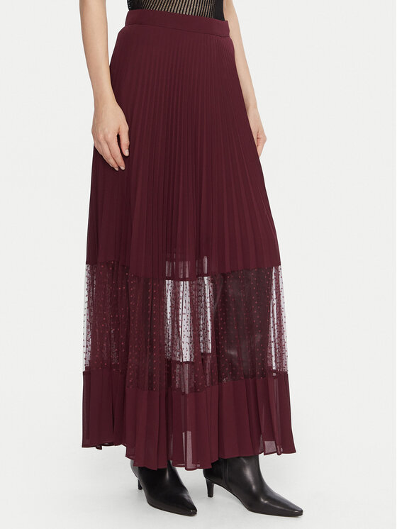 TWINSET TWINSET Maxi suknja 252TP2642 Ljubičasta Regular Fit
