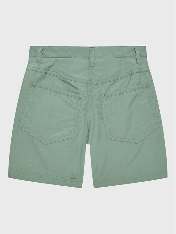 Jack Wolfskin Jack Wolfskin Pantaloncini di tessuto Sun 1605614 M Verde Regular Fit