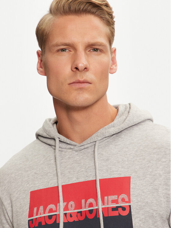 Jack&Jones Jack&Jones Суитшърт Nolan 12256849 Сив Standard Fit
