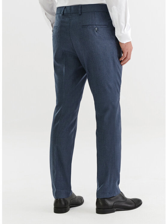 Pako Lorente Pako Lorente Garnitur P23WF-4G-004 Granatowy Slim Fit