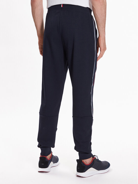 Tommy Hilfiger Tommy Hilfiger Sporta bikses Textured Tape MW0MW30404 Tumši zils Regular Fit