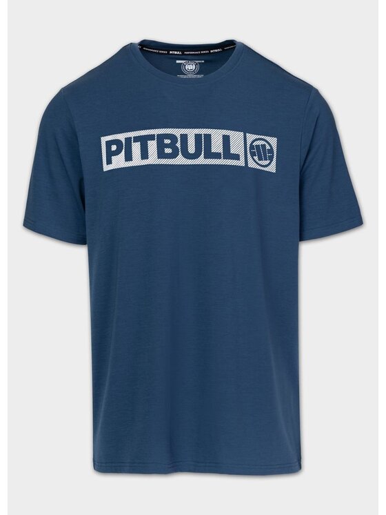 PITBULL PITBULL Koszulka techniczna Casual Sport HILLTOP Niebieski Regular Fit