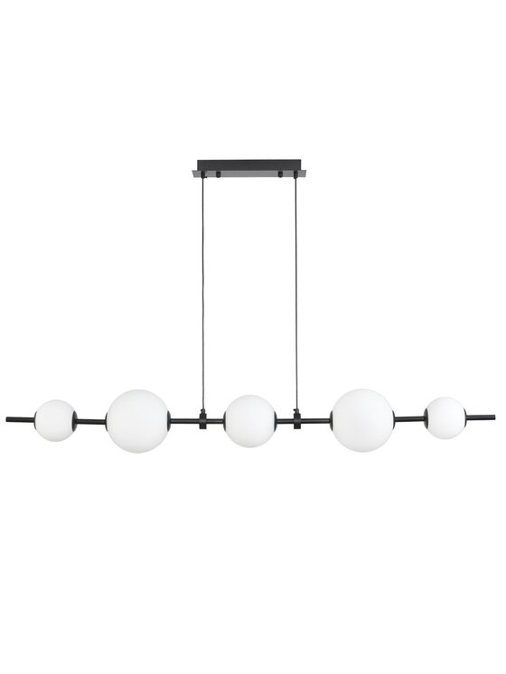 MIAhome MIAhome Lampa wisząca MILA czarna 140 cm Czarny