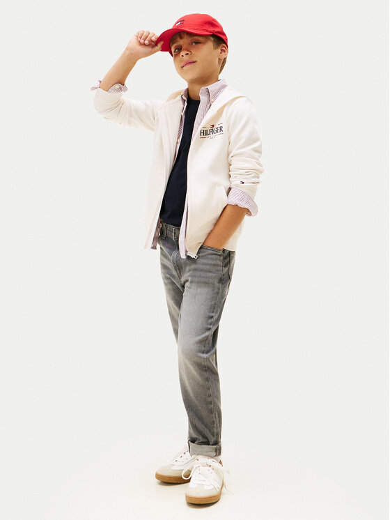 Tommy Hilfiger Tommy Hilfiger Jeansy KB0KB10038 D Šedá Straight Fit