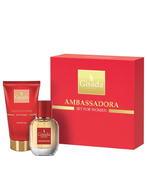 Zestaw zapachowy Gisada, Gisada Ambassadora zestaw woda perfumowana spray 50ml + żel pod prysznic 100ml
