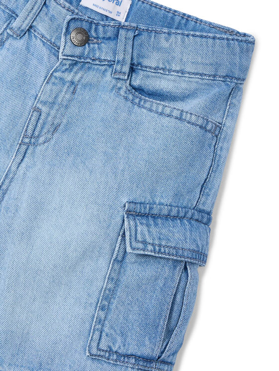 Mayoral Mayoral Pantaloni scurți de blugi 3229 Albastru Regular Fit