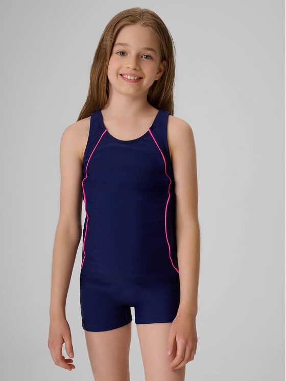 4F 4F Strój kąpielowy AQUA FORCE Granatowy