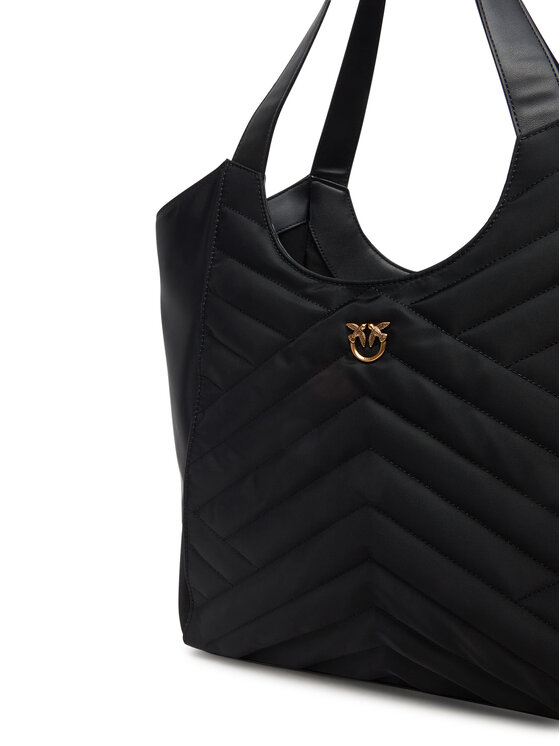 PINKO PINKO Ročna torba Tote Bag Puzzle 104536 A1EU Z99Q Črna