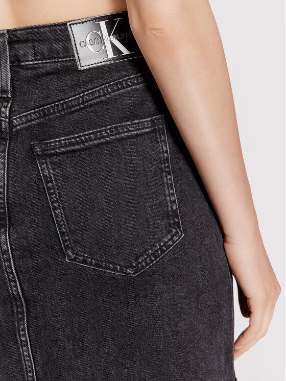 Calvin Klein Jeans Calvin Klein Jeans Gonna di jeans J20J216442 Nero Regular Fit
