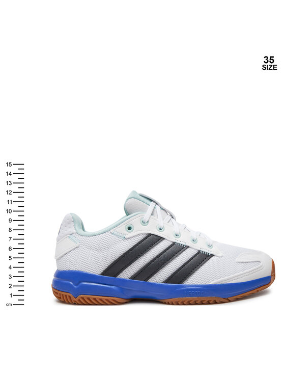 adidas adidas Halové topánky Stabil Jr IE1087 Biela