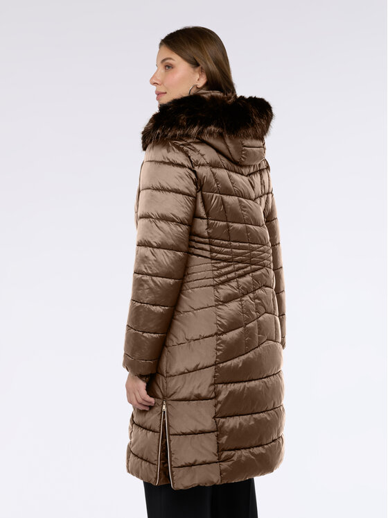 Fiorella Rubino Fiorella Rubino Giubbotto piumino F016T001445N002 Marrone Regular Fit