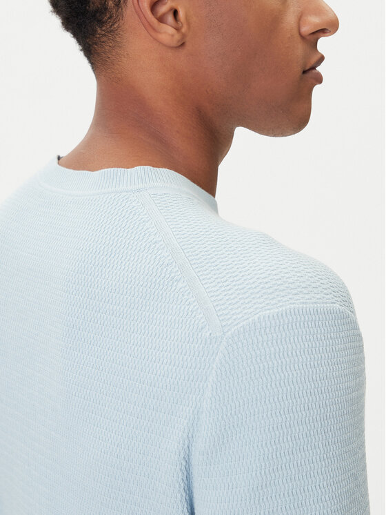 Calvin Klein Calvin Klein Pullover LV04LB327G Himmelblau Regular Fit