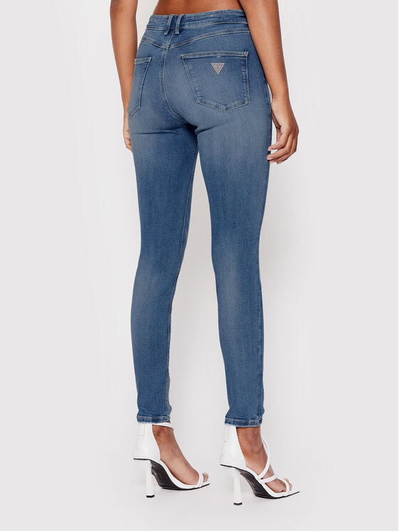 Guess Guess Дънки W2YA46 D4Q01 Син Skinny Fit