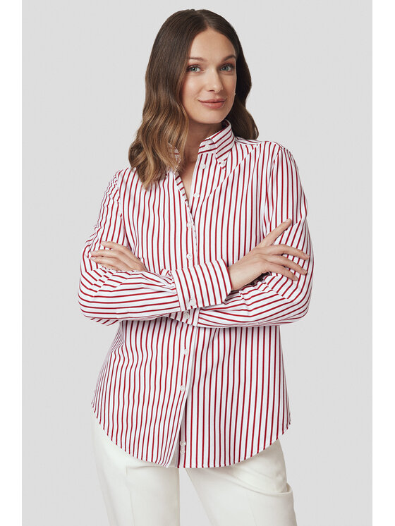 Lancerto Lancerto Koszula Pauline KO073225000005 Czerwony Oversize
