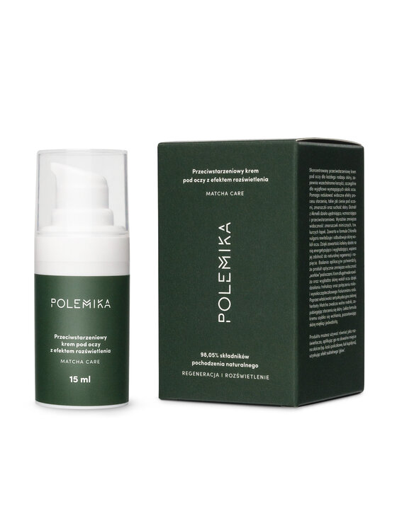 Krem pod oczy Polemika, Matcha Care z efektem rozświetlenia