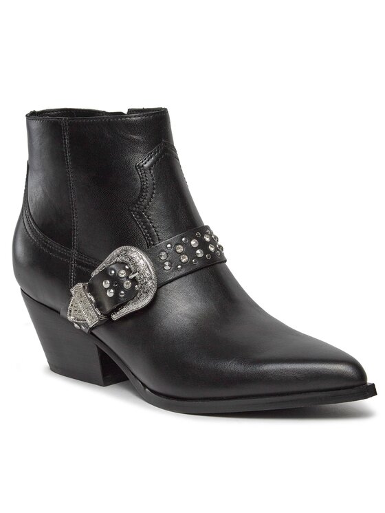 Guess Guess Μποτάκια Hermine FL7HRM LEA10 Μαύρο