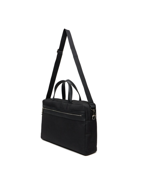 Calvin Klein Calvin Klein Torba za laptop Contrast Commuter Bag LV04D3032G Crna