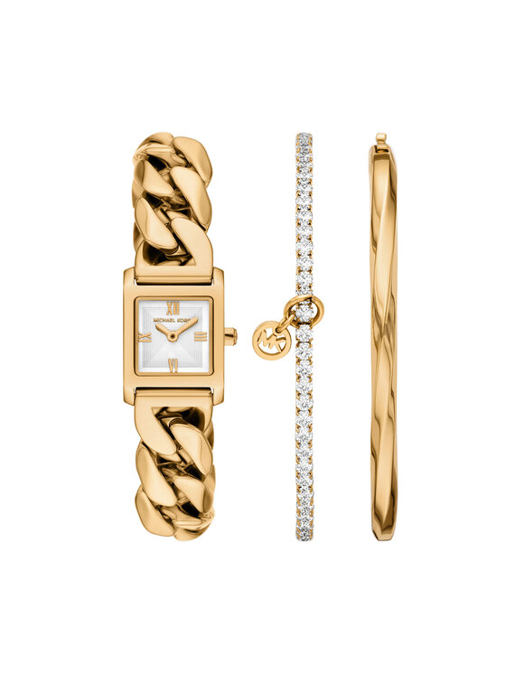 Michael Kors Michael Kors Σετ Ρολόι & Βραχιόλι Georgie Gift Set MK7655SET Χρυσό