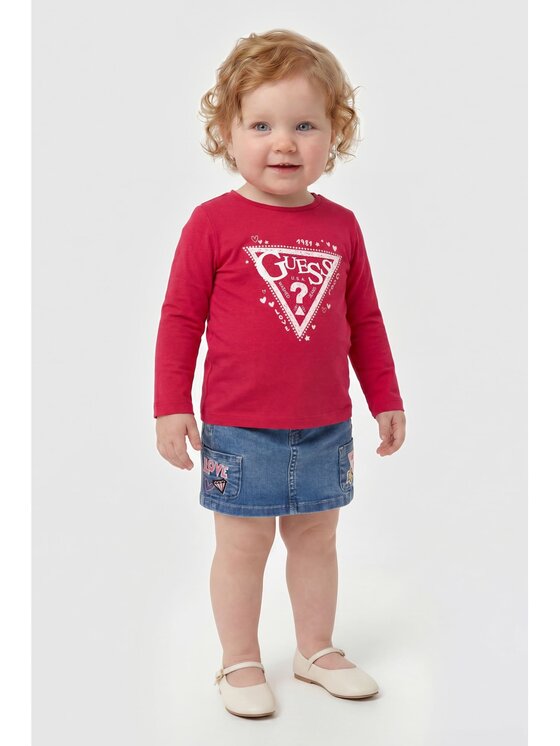 Guess Kids Guess Kids T-Shirt 183028 Růžová Classic Fit