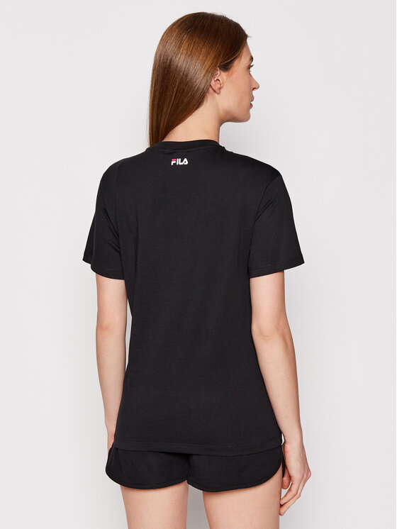 Fila Fila Футболка Biga FAW0142 Чорний Regular Fit