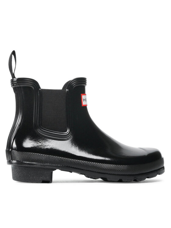 Hunter Hunter Cizme de cauciuc Original Chelsea Gloss WFS2078RGL Negru