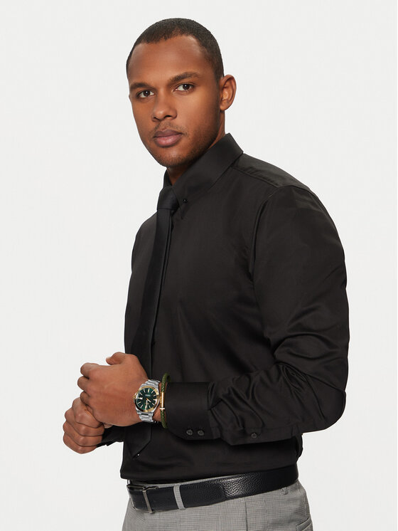 BOSS BOSS Комплект часовник и гривна Strike - Gift Set 1570179 Сребрист